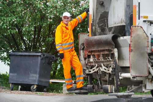 West London infrastructure accommodating builders waste management