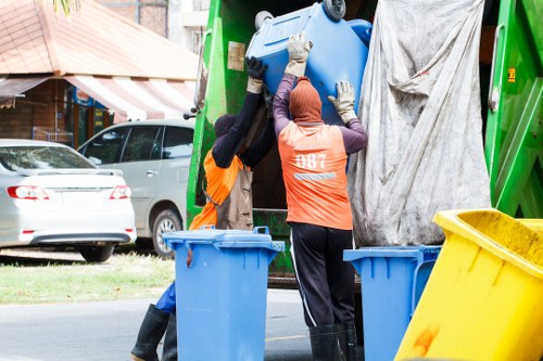 West London waste management facility with sorting machines